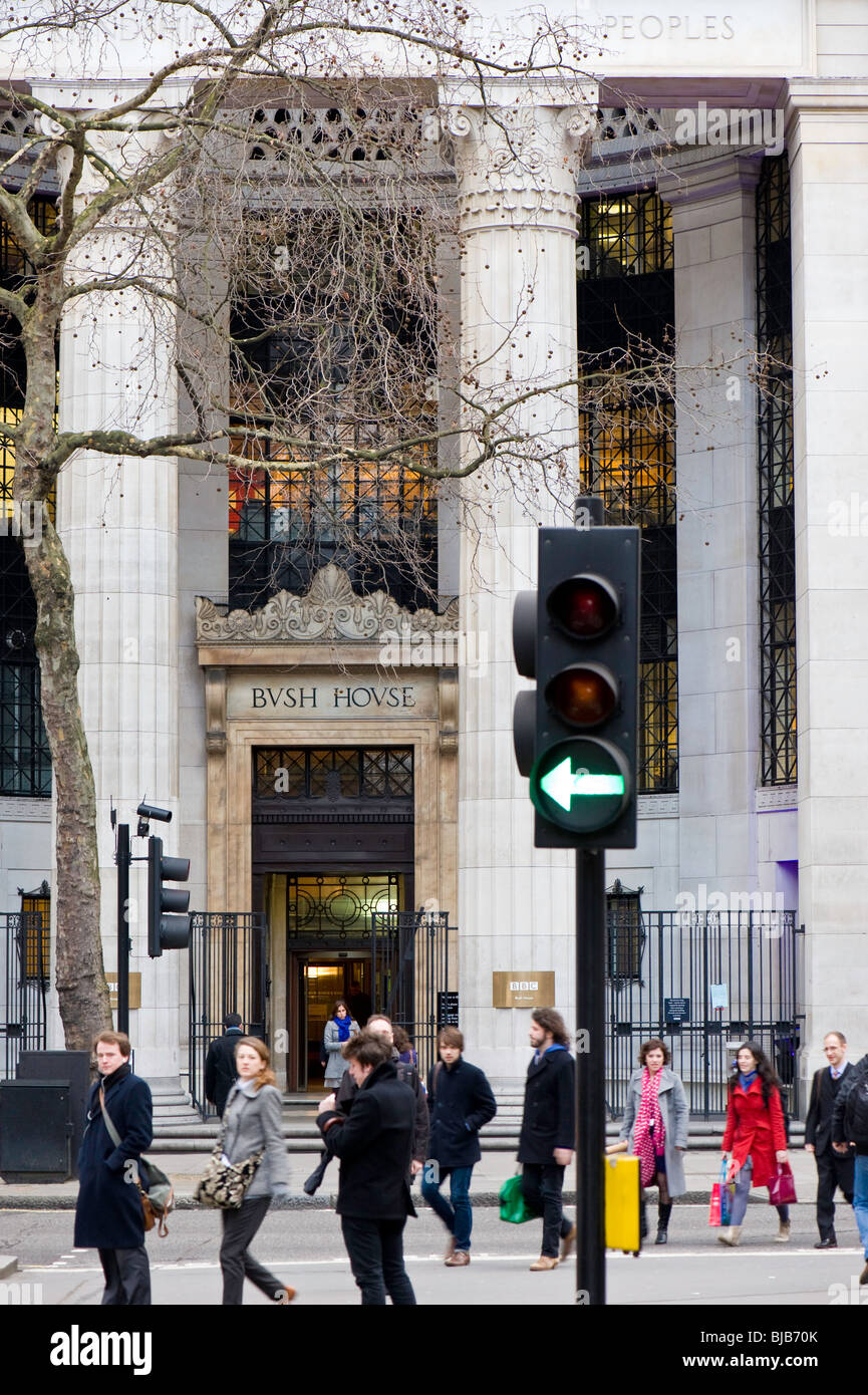 Bush House, Aldwych, London, Royaume-Uni Banque D'Images