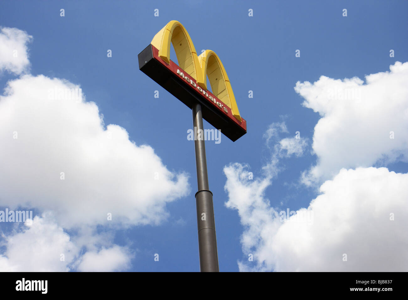 McDonalds signe, Shamrock, USA Banque D'Images