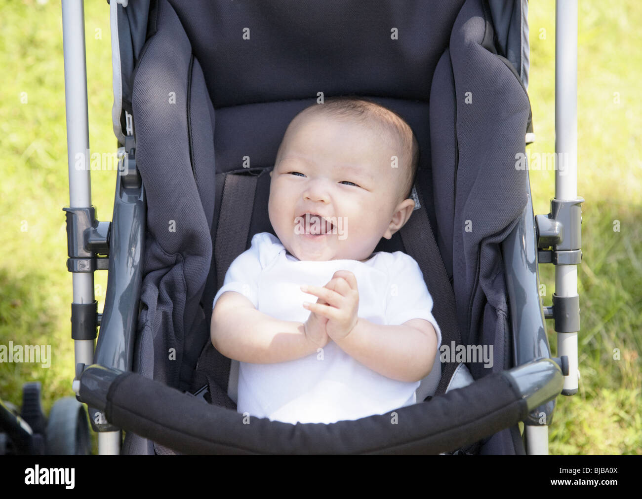 Bébé souriant Banque D'Images