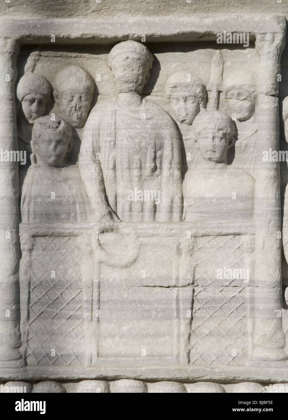 La colonne de l'empereur Théodose, érigée en 390, Istanbul (détail) Banque D'Images