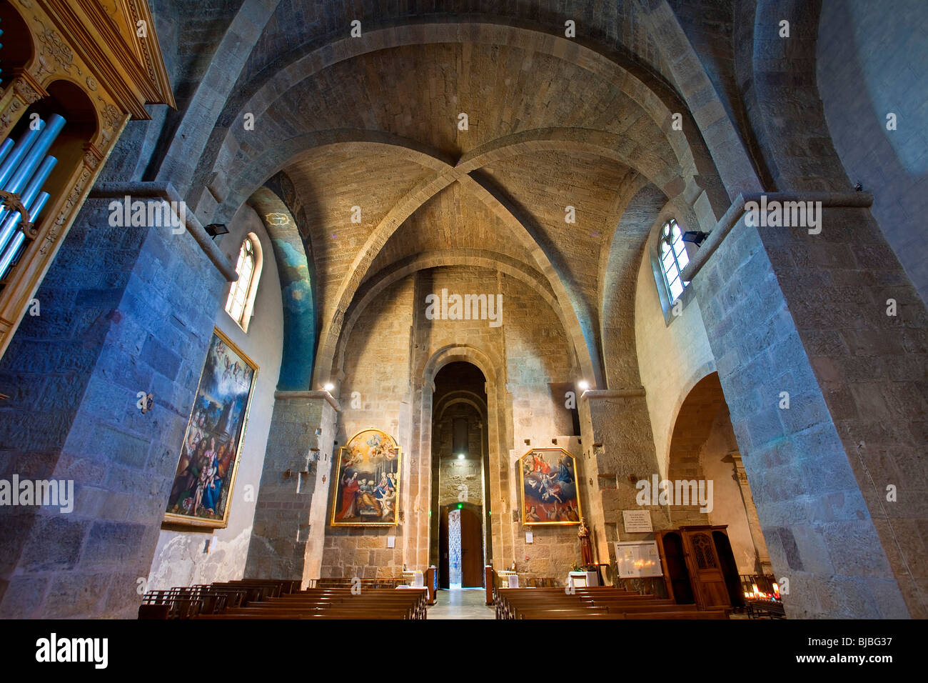 La Cathédrale Saint-Léonce de Fréjus, Fréjus Banque D'Images