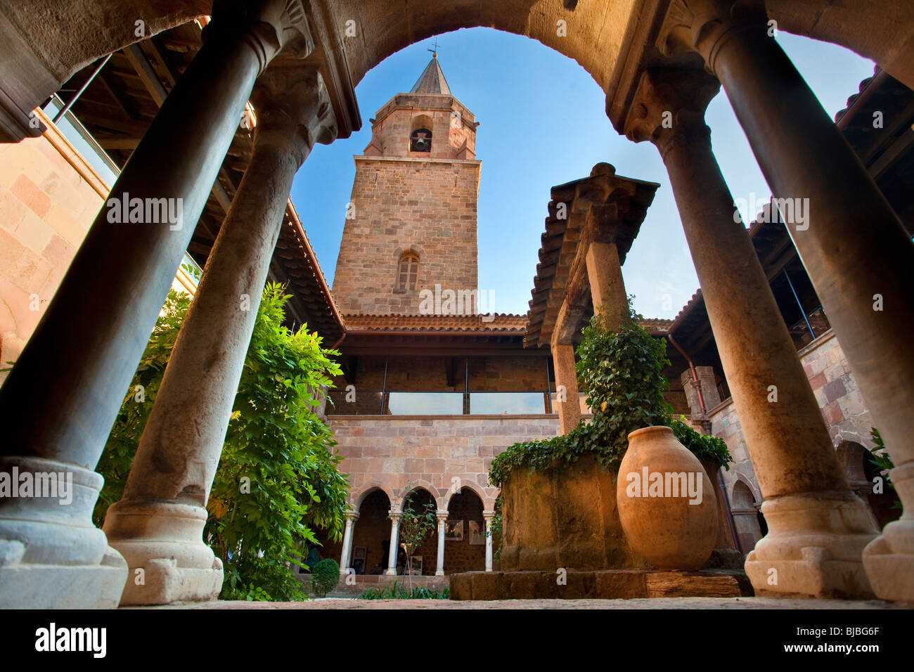 La Cathédrale Saint-Léonce de Fréjus, le cloître, Fréjus Banque D'Images