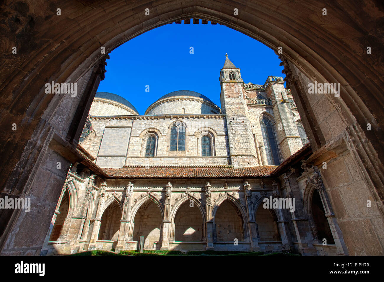 Cathédrale SAINT-ETIENNE, Cahors Banque D'Images