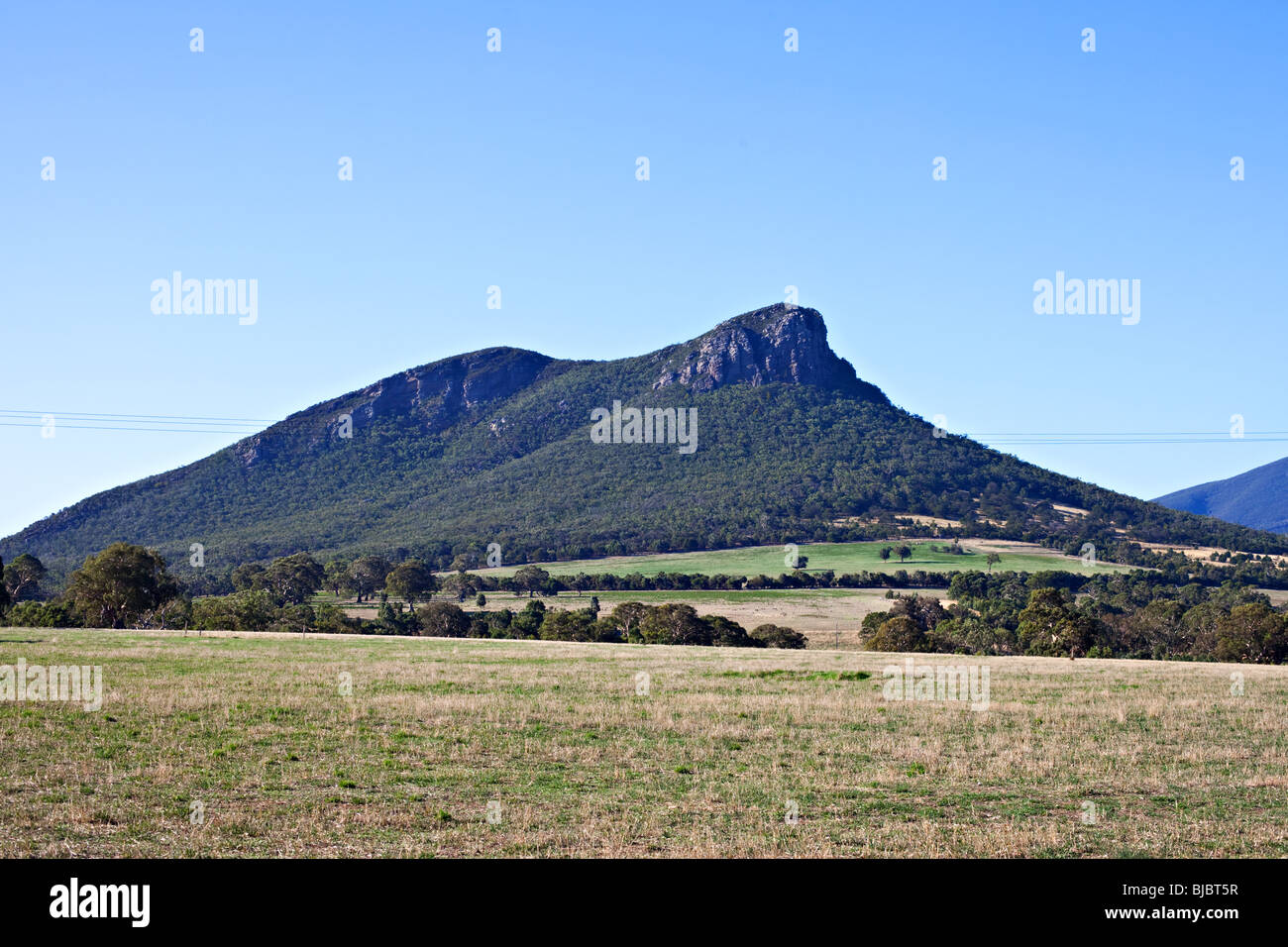 Le mont abrupt, le Parc National des Grampians, Victoria, Australie Banque D'Images