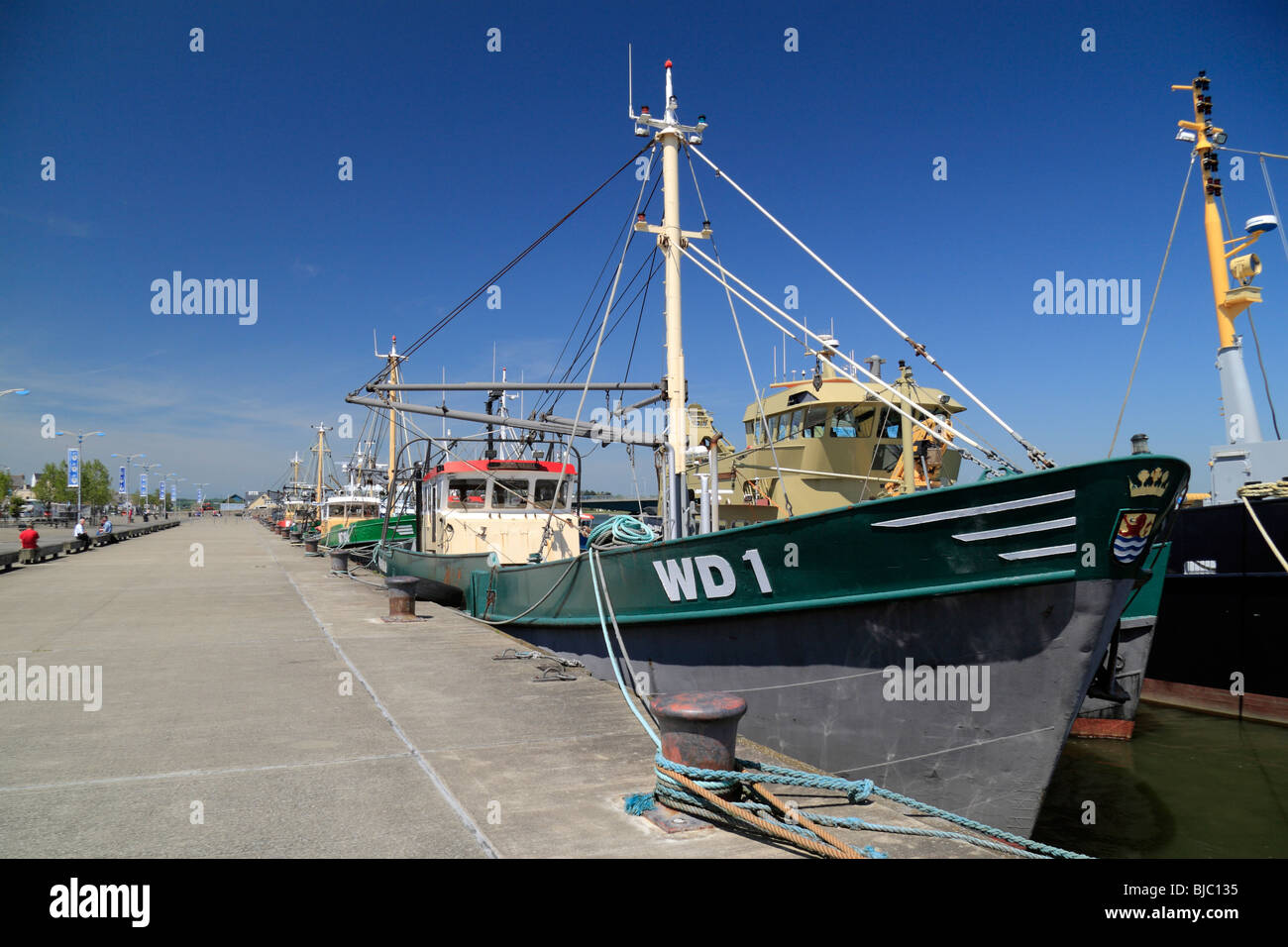 Bateaux de pêche à quai à Wexford Town, Co Wexford, Irlande. Banque D'Images