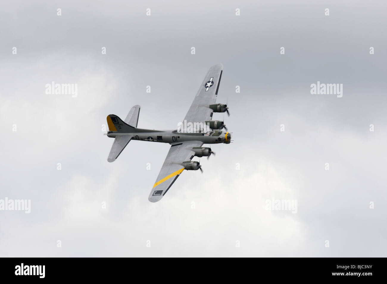 Le B17 Flying Fortress Liberty Belle à Duxford Banque D'Images