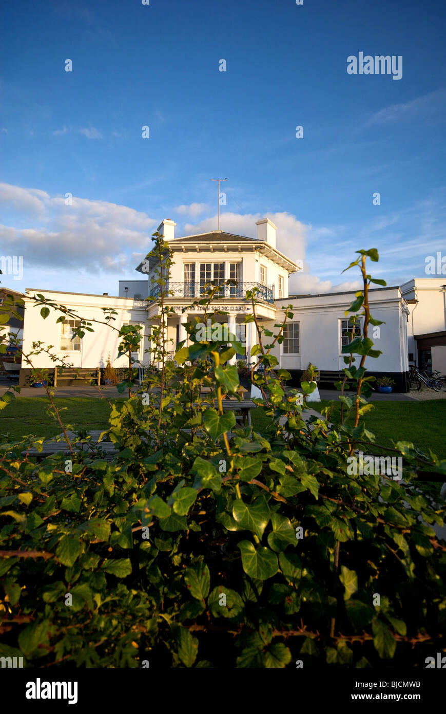 Hampshire Lymington UK Bateaux à voile Club Banque D'Images
