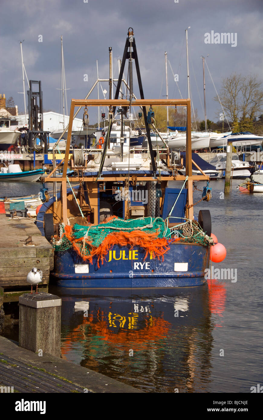 Hampshire Lymington UK Harbour Harbour Banque D'Images