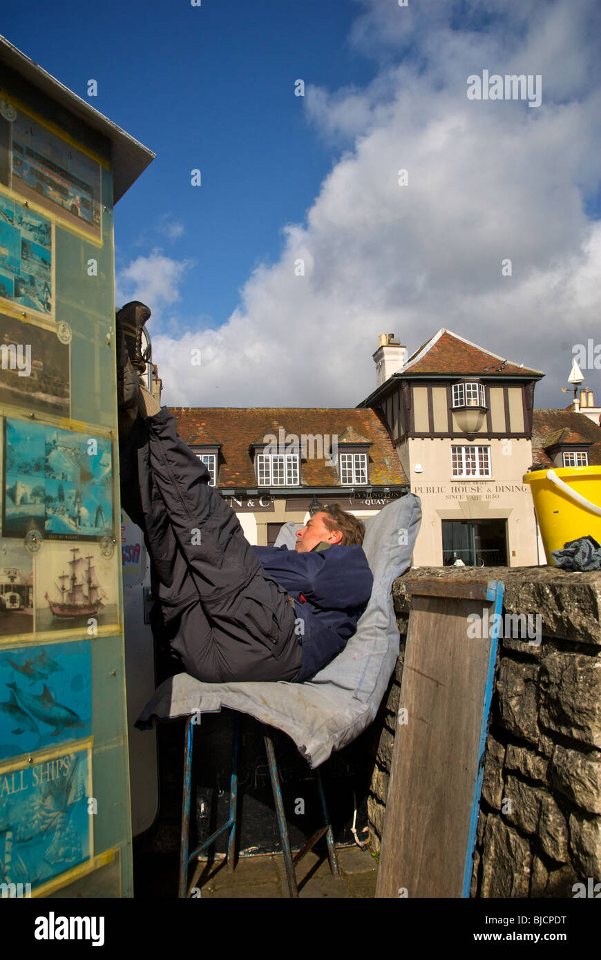 Hampshire Lymington UK Harbour Harbour Banque D'Images