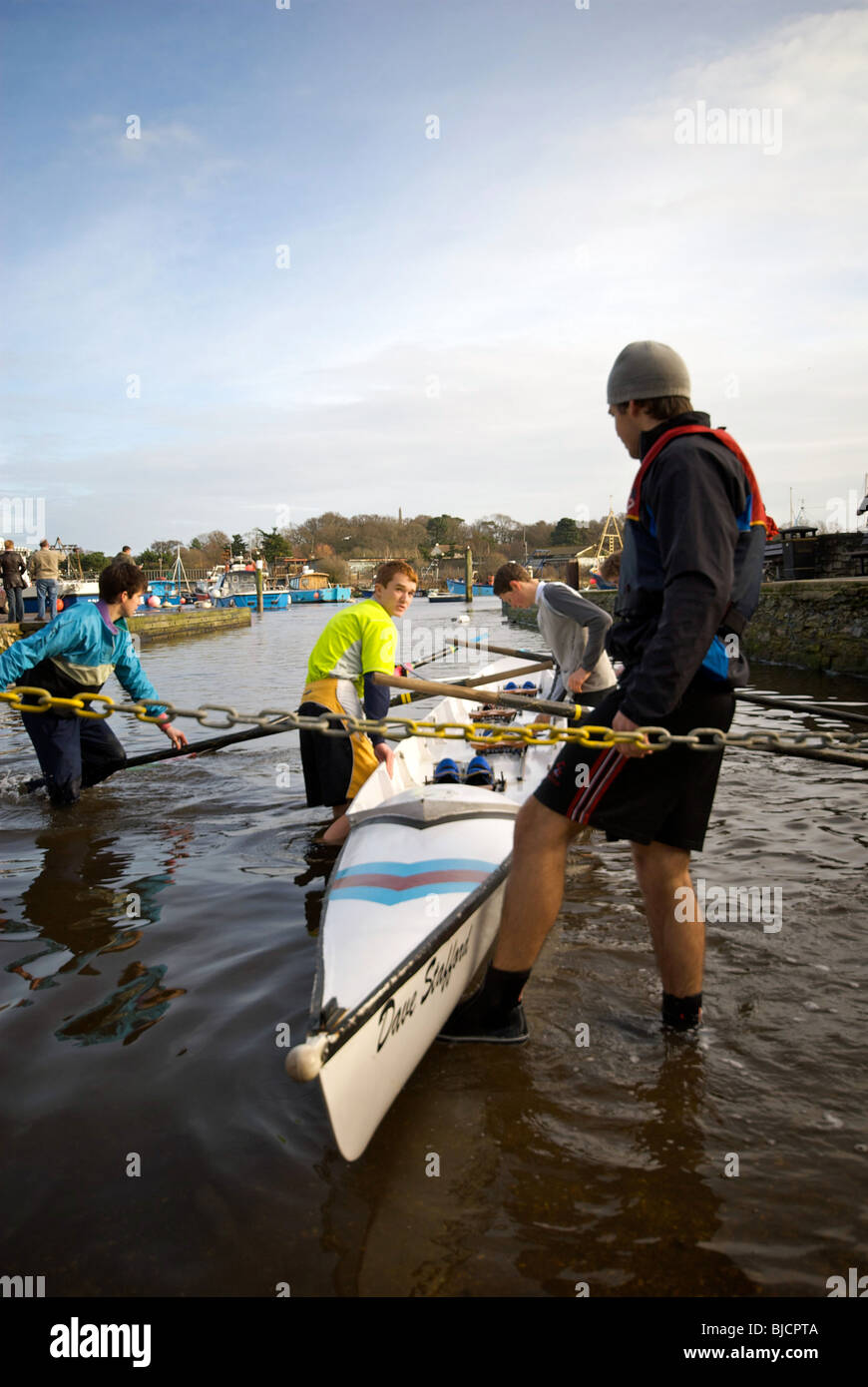 Hampshire Lymington UK Harbour Harbour Banque D'Images