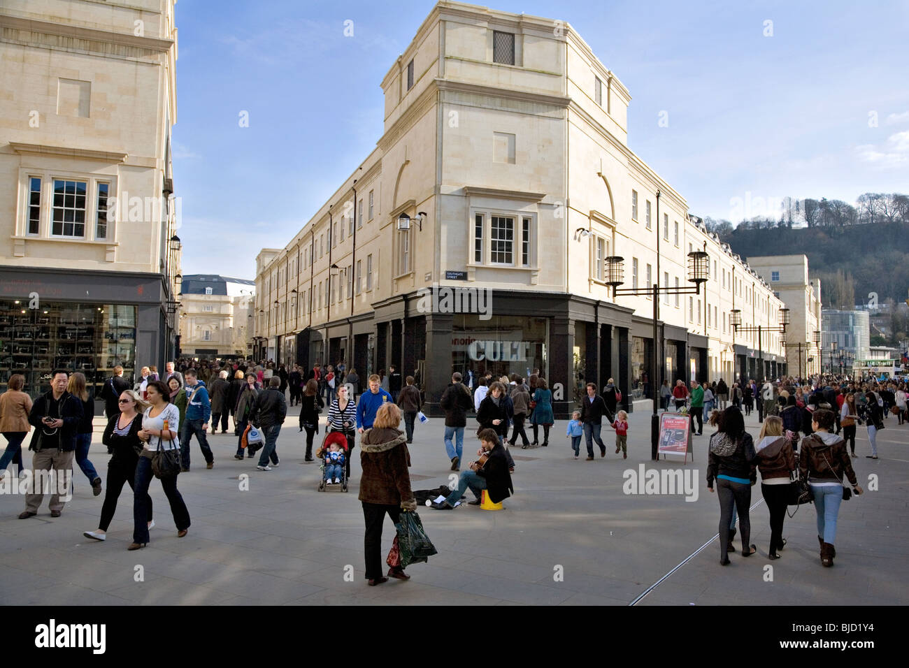 Un nouveau développement commercial à bath Somerset Banque D'Images