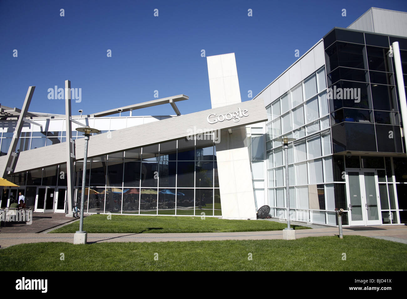 Le siège de Google à Mountain View, Silicon Valley, Californie, Amérique, USA Banque D'Images