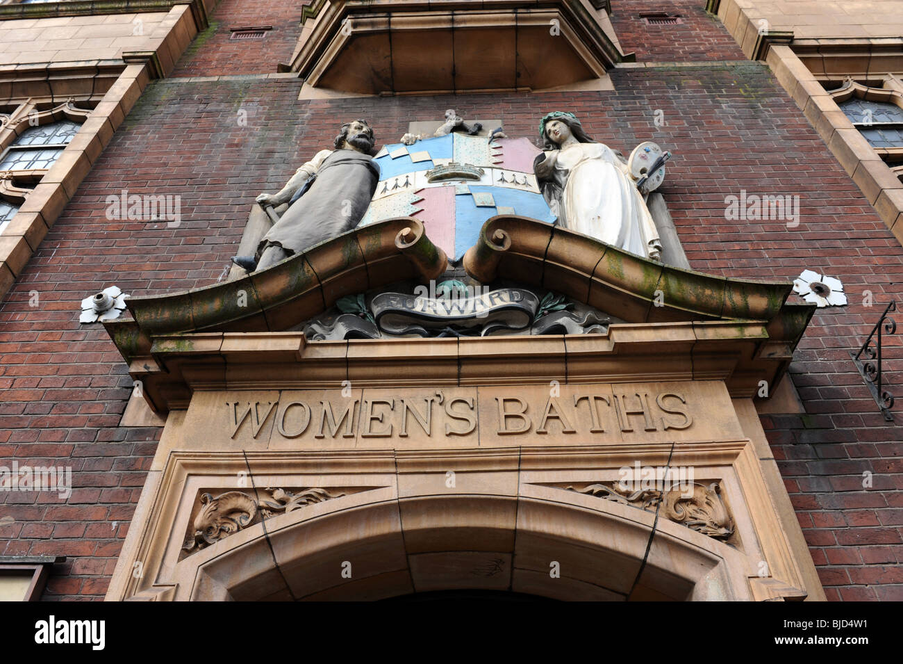 Des bains de style édouardien à Moseley Road, Balsall Heath à Birmingham England Uk Womens Baths Banque D'Images