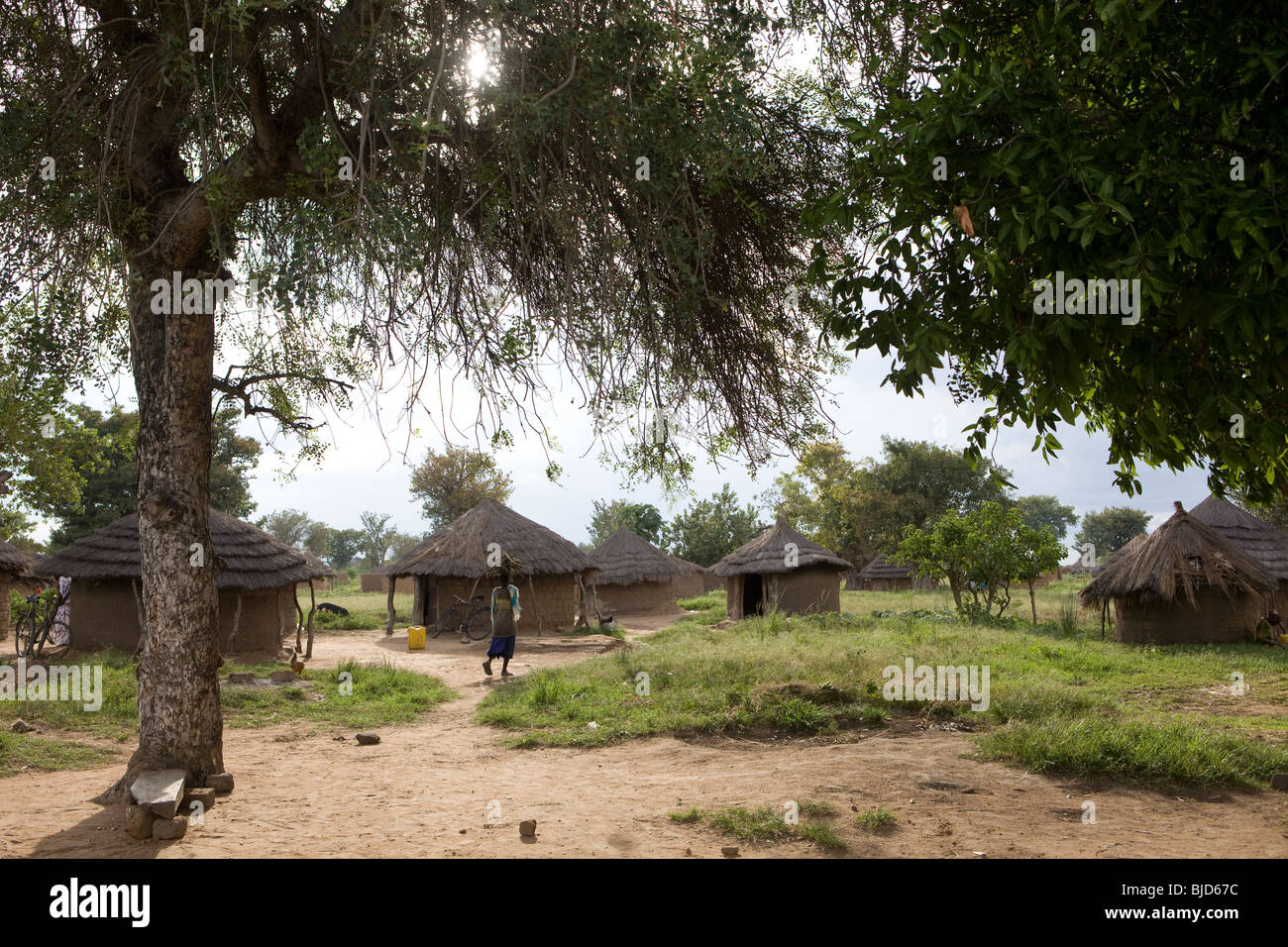 Camp de réfugiés d'Acowa - Amuria, sous-région de Teso, District de l'Ouganda, l'Afrique de l'Est Banque D'Images