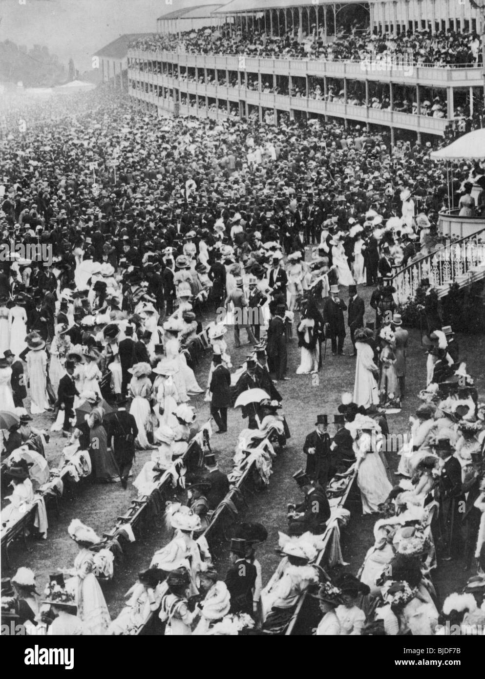 ROYAL ASCOT en boîtier 1909 Banque D'Images