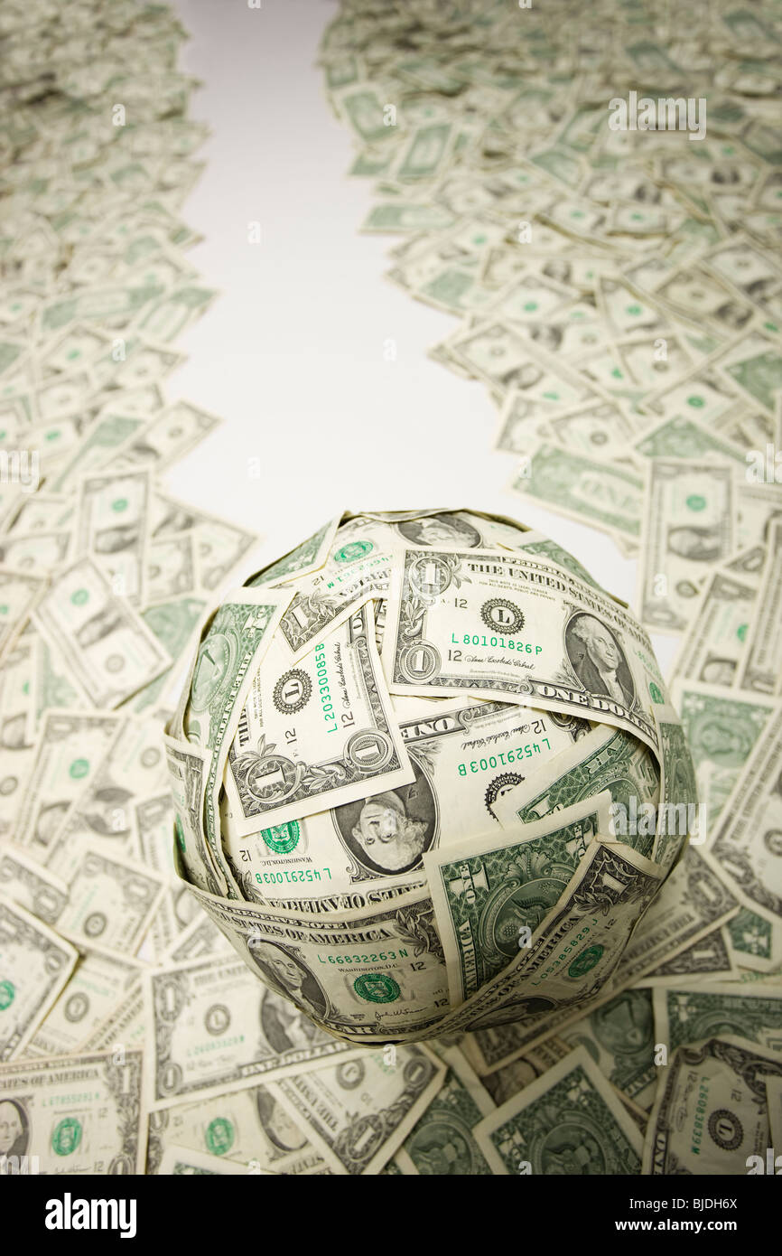 ballon d’argent Banque D'Images