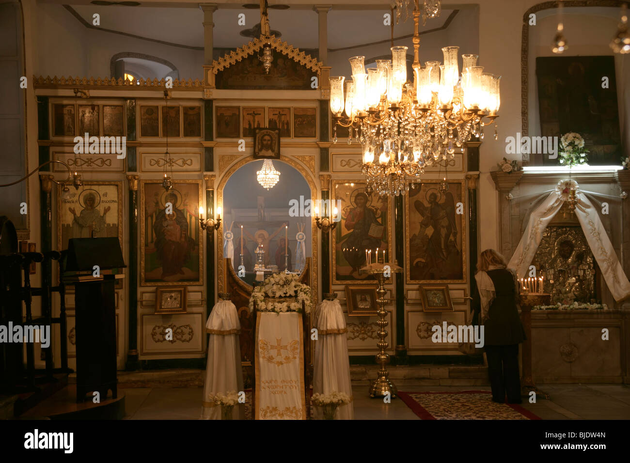 L'église St Mary de Blachernes, Ayvansaray, Istanbul, Turquie Banque D'Images