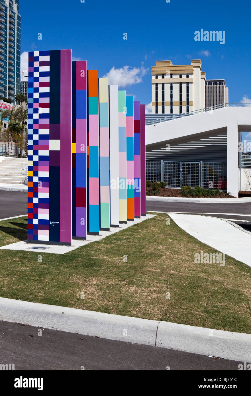 Musée d'art de Tampa, Tampa, Floride Banque D'Images