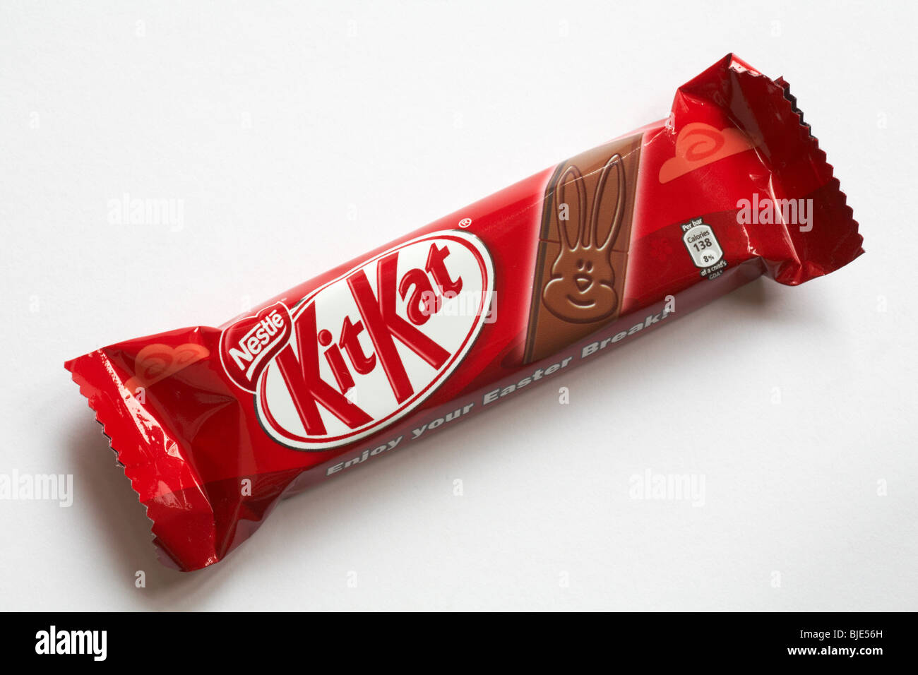Kitkat barre de chocolat lapin de pâques par nestle Banque de