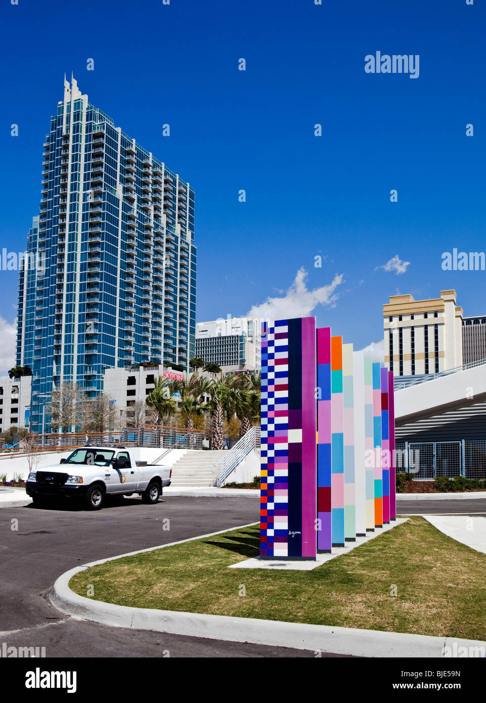 Travaux d'art, musée d'art de Tampa, Tampa, Floride Banque D'Images