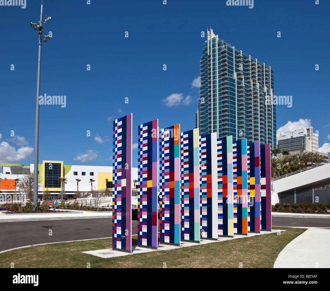 Travaux d'art, musée d'art de Tampa, Tampa, Floride Banque D'Images