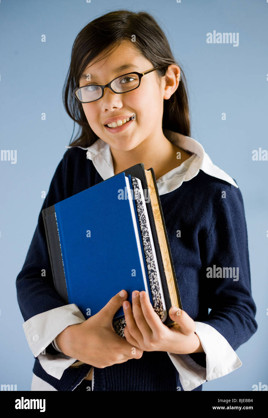 fille de l’école Banque D'Images