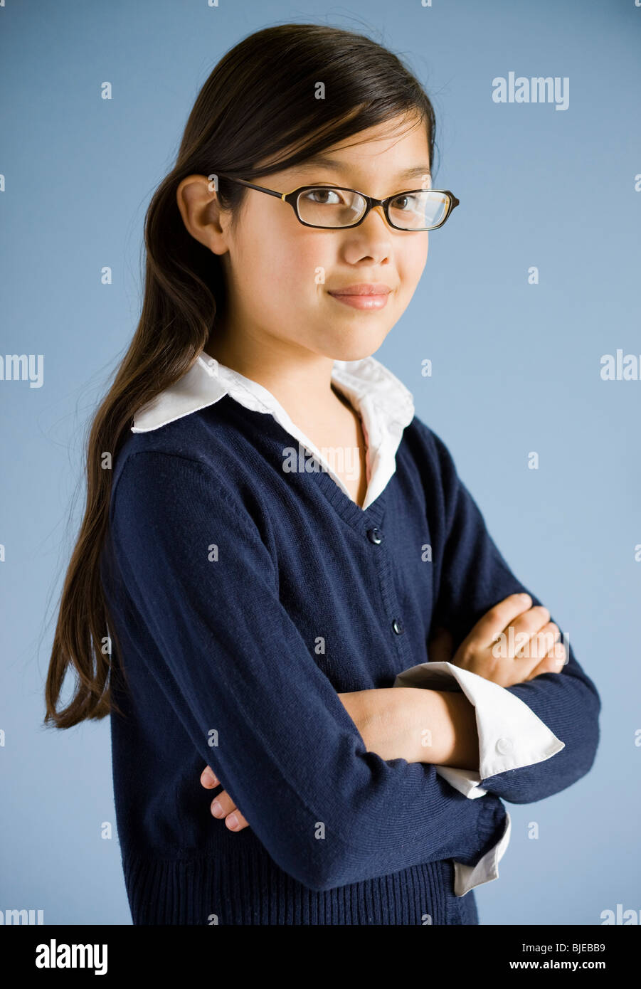 fille de l’école Banque D'Images
