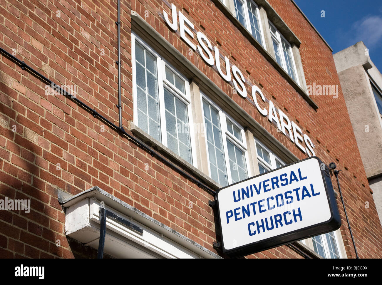 L'Église pentecôtiste à Brixton, dans le sud de Londres Banque D'Images