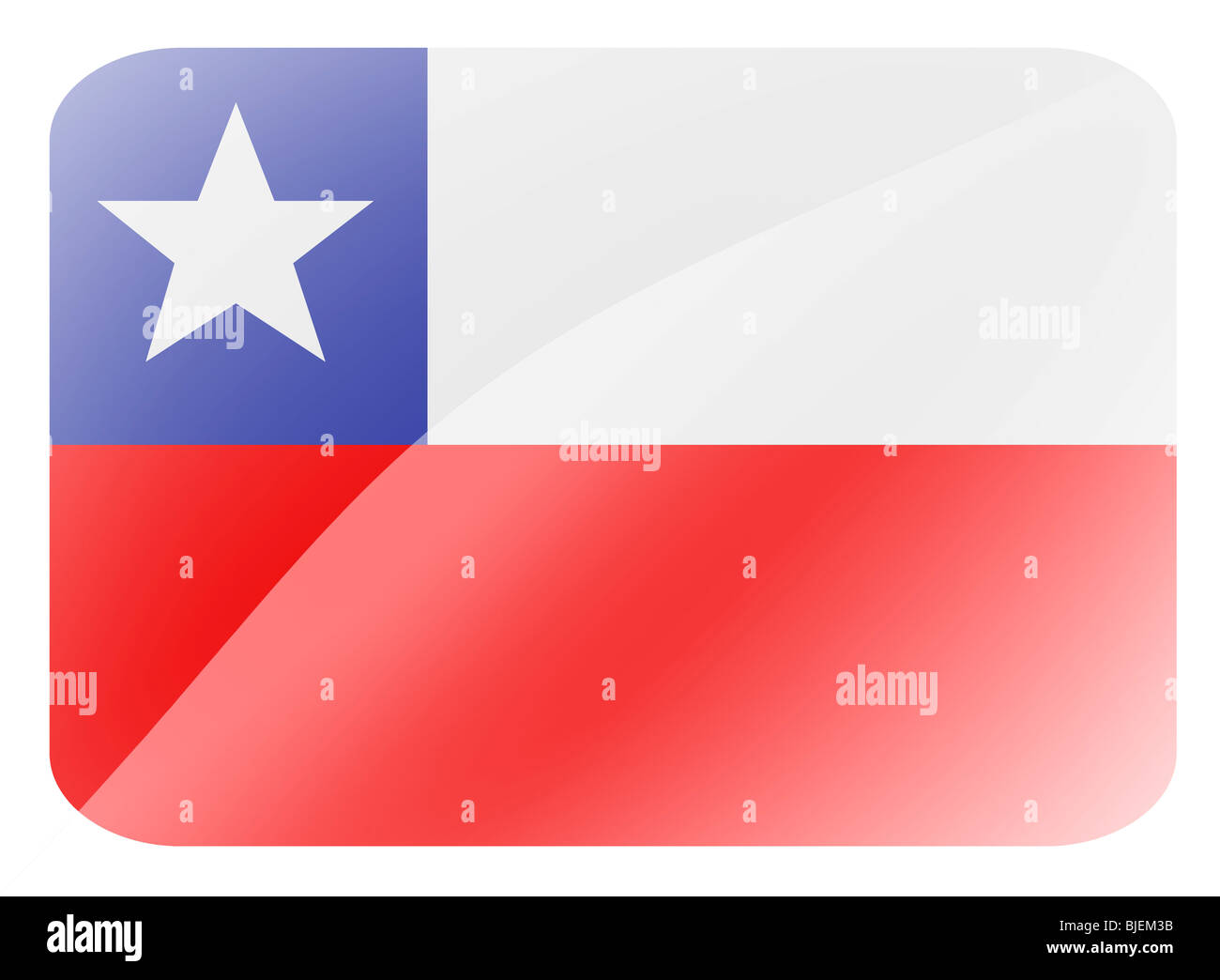 drapeau du Chili Banque D'Images