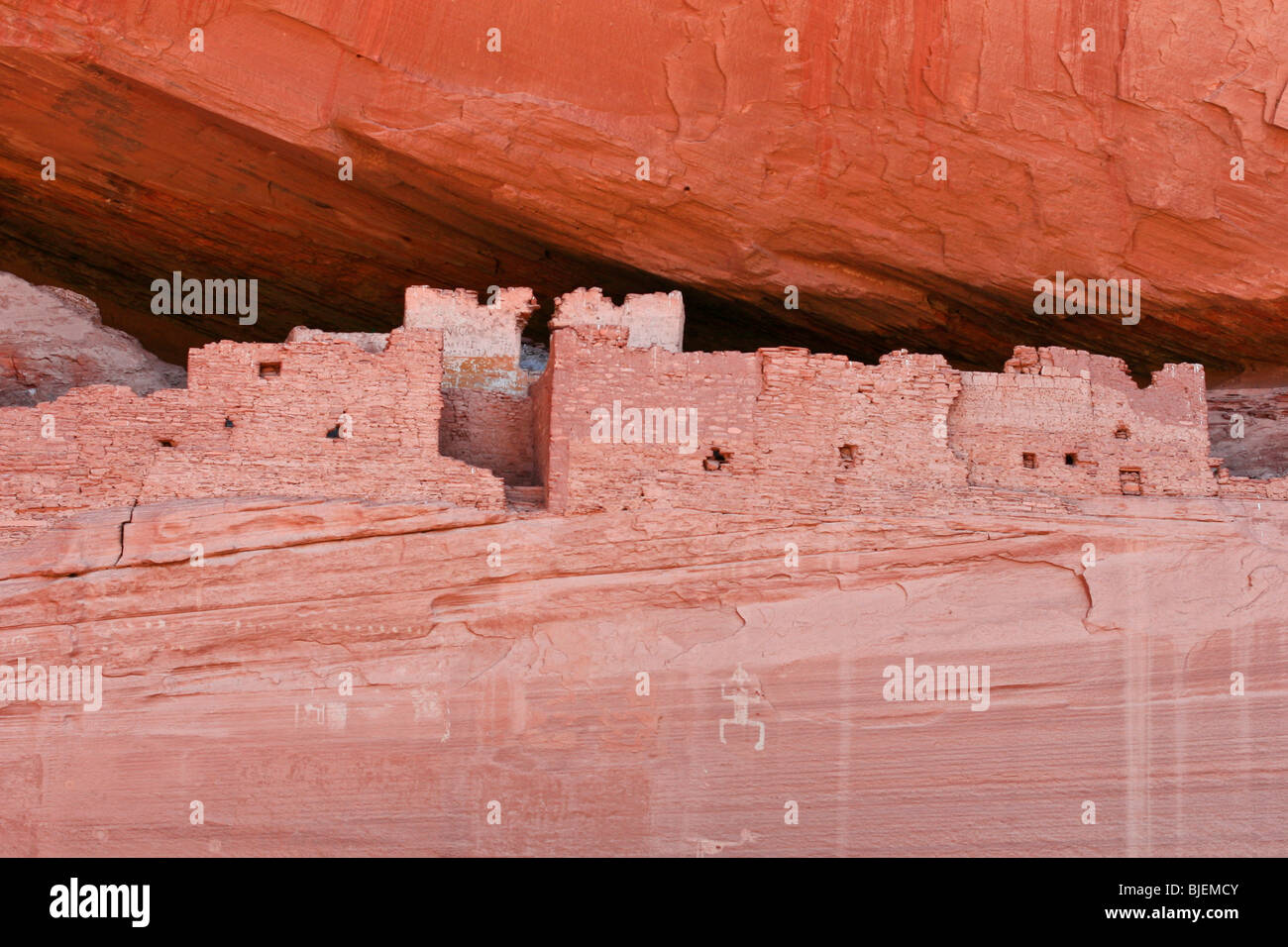 Ruines de la Maison Blanche, Canyon de Chelly, Arizona, USA Banque D'Images