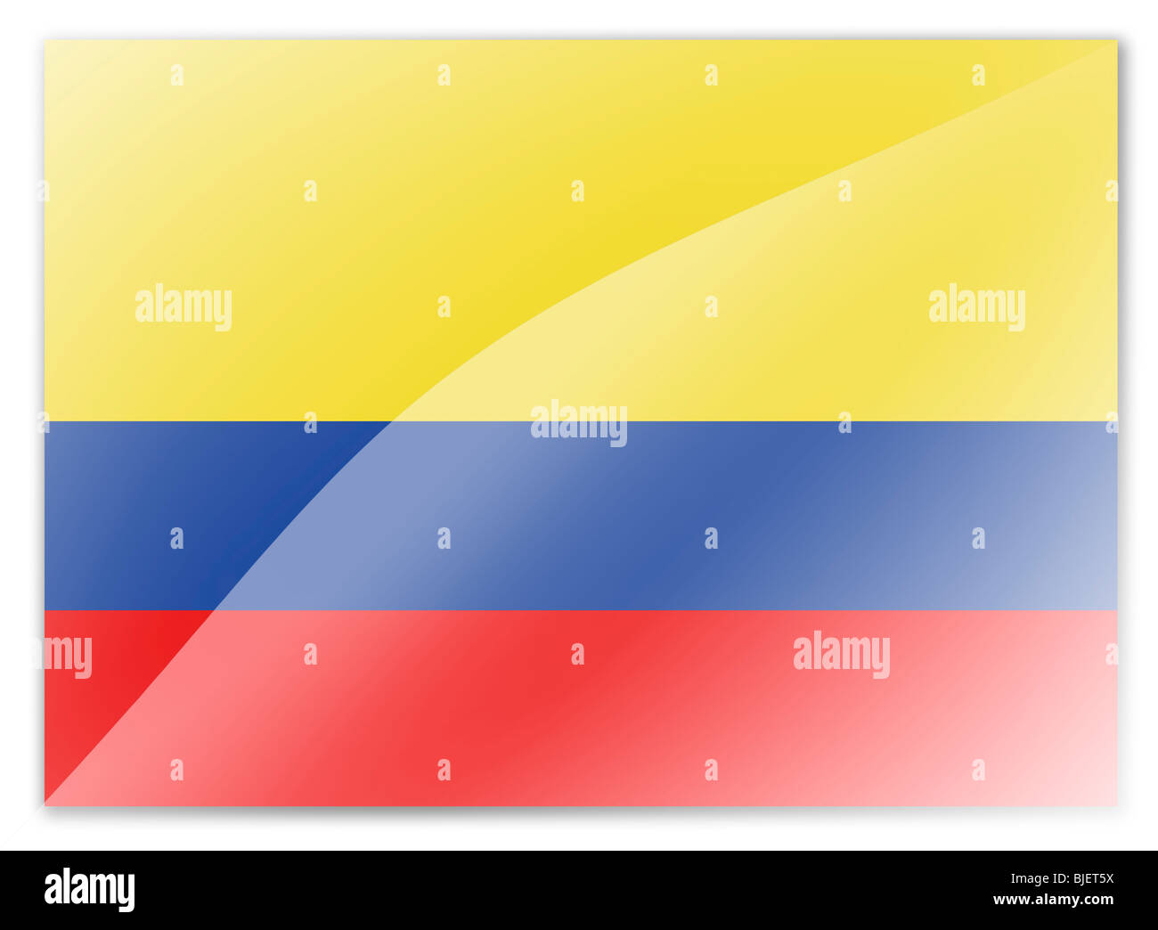 Drapeau Colombie Banque D'Images