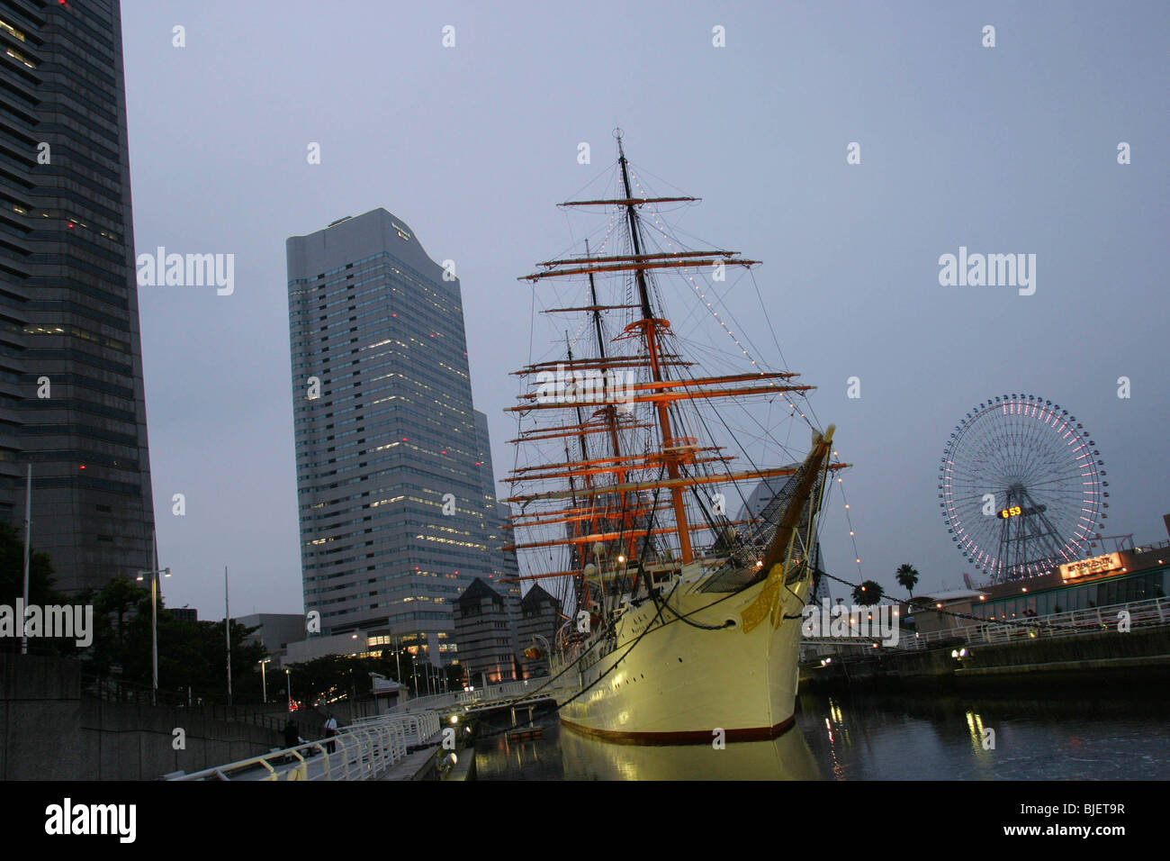 YOKOHAMA, Japon. Le quartier 'Minato Mirai 21" district de Yokohama, Japon. Banque D'Images