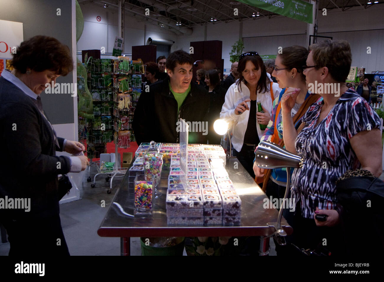 Canada candy bloom jardin de fleurs de l'événement vente shoppers show sweet Banque D'Images