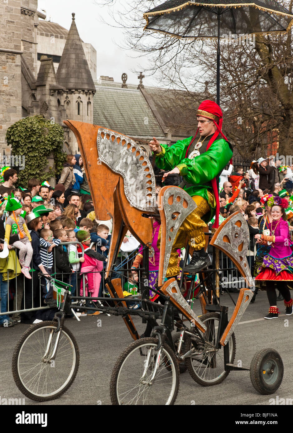 Saint Patrick's Day Parade. Dublin, Irlande. Banque D'Images