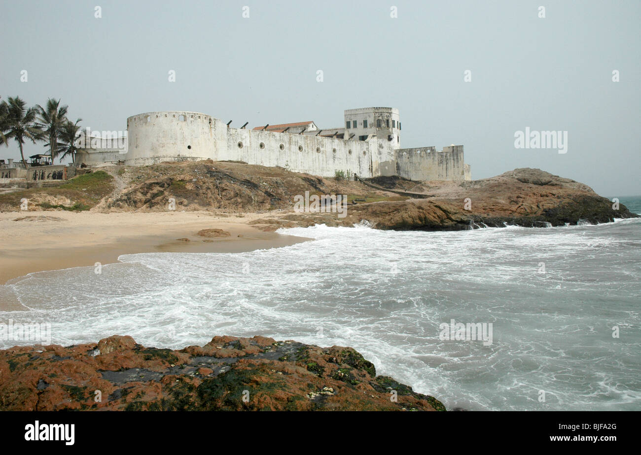 Fort de l'esclave, Cape Coast. Le Ghana, l'Afrique de l'Ouest, l'Afrique Banque D'Images