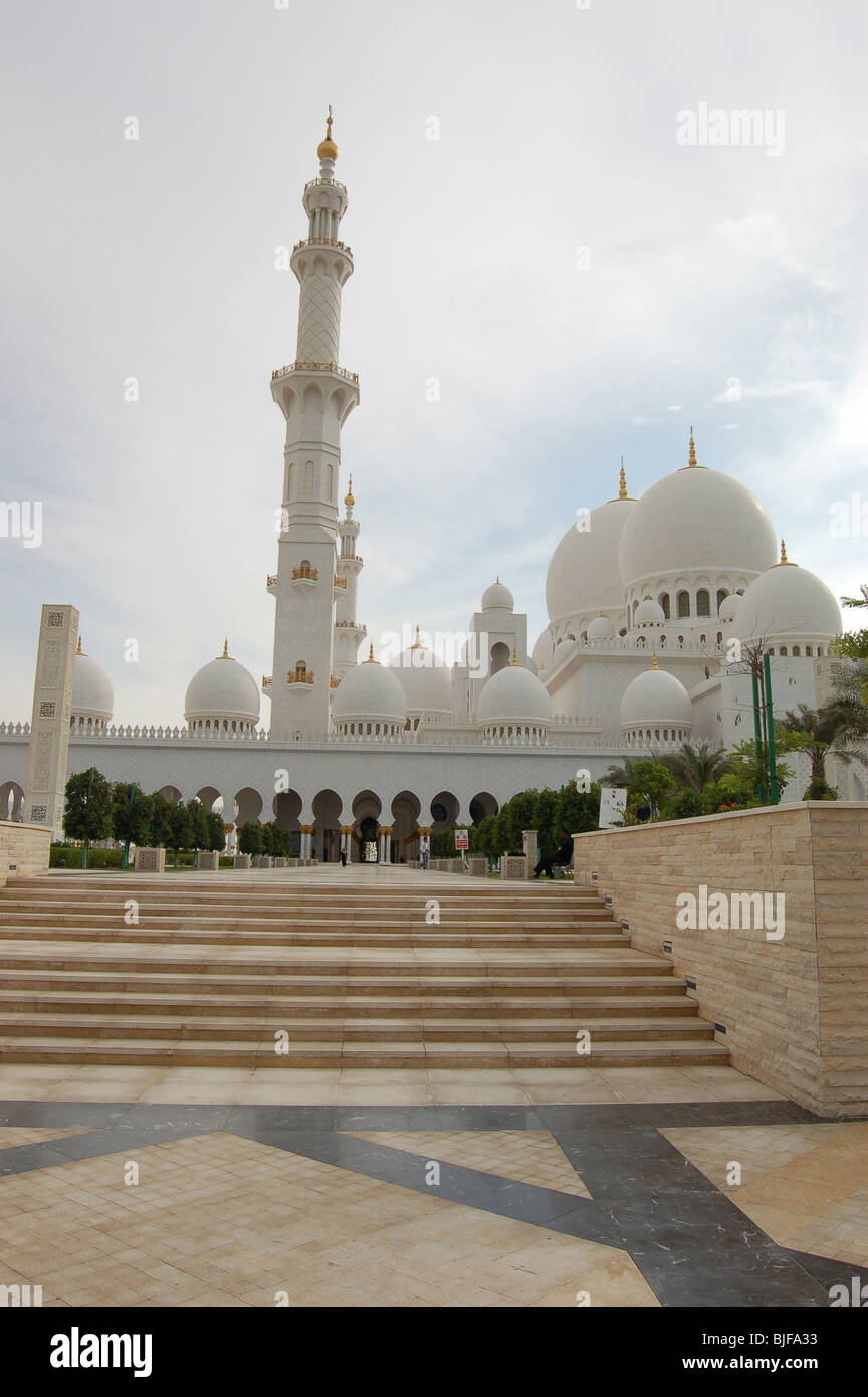 Mosquée Sheikh Zayed Bin Sultan Al Nahyan, Abu Dhabi Banque D'Images