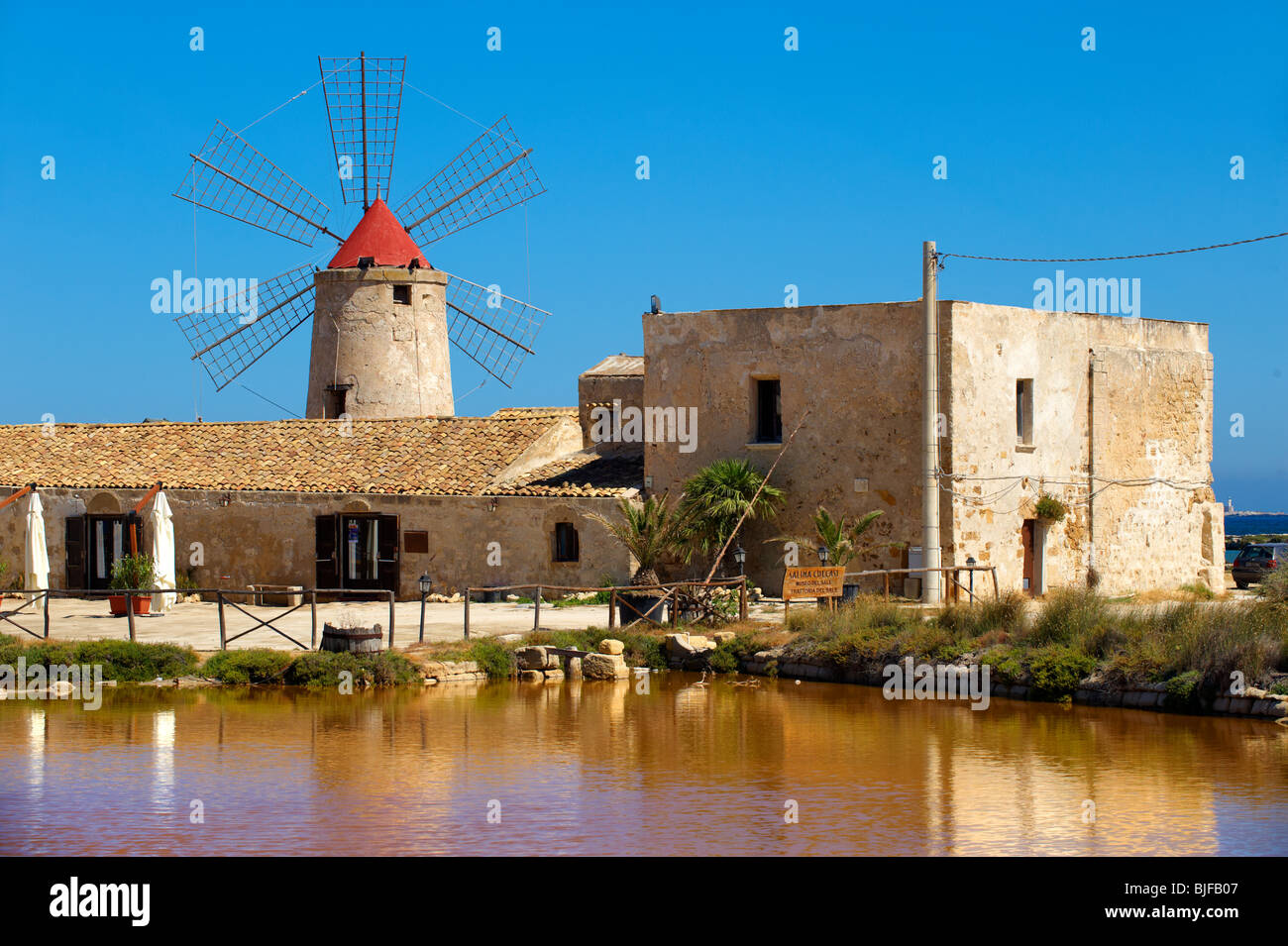 Musée du sel de Trapani Banque D'Images