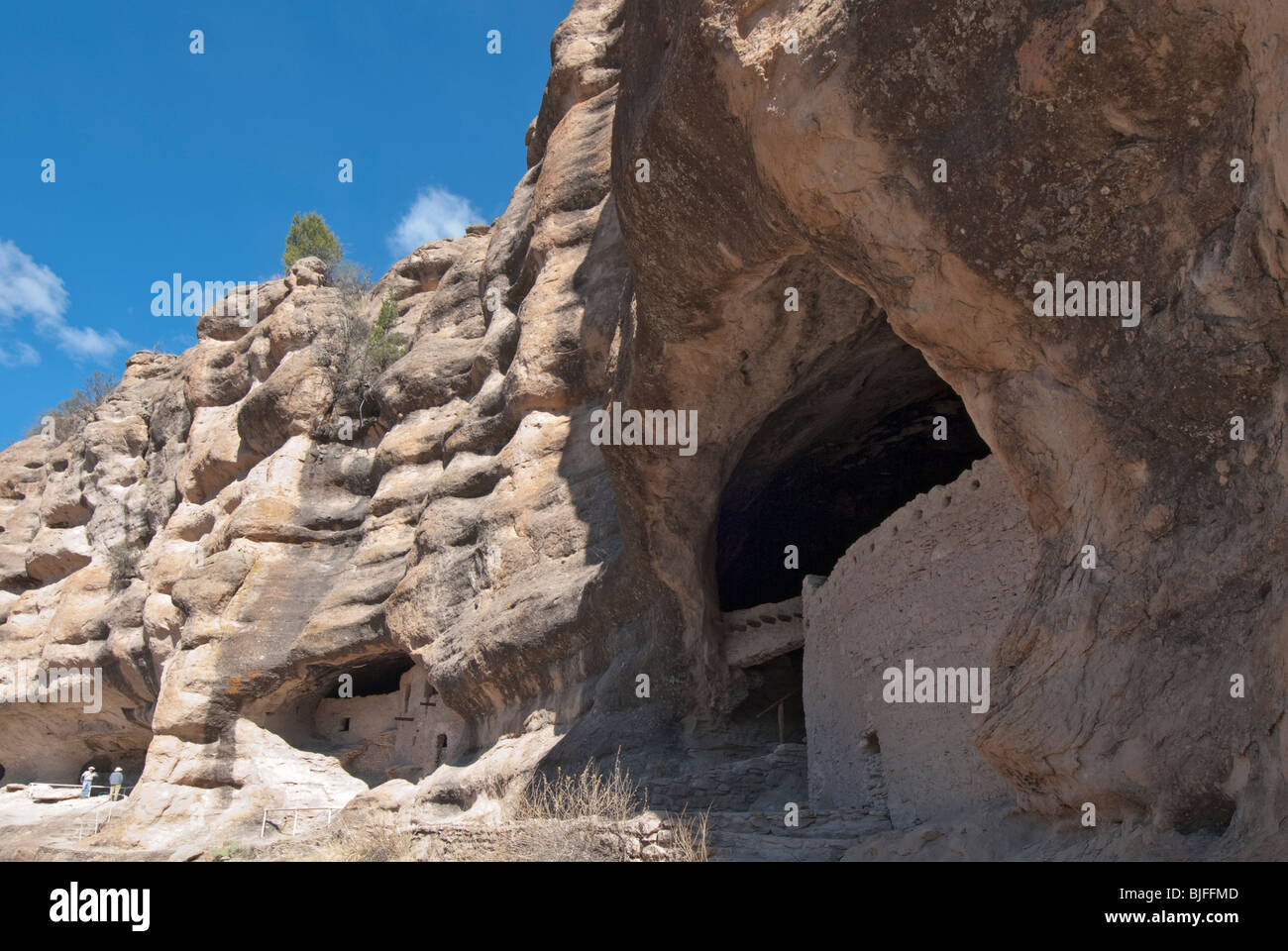 Nouveau Mexique, Gila Cliff dwellings National Monument Banque D'Images