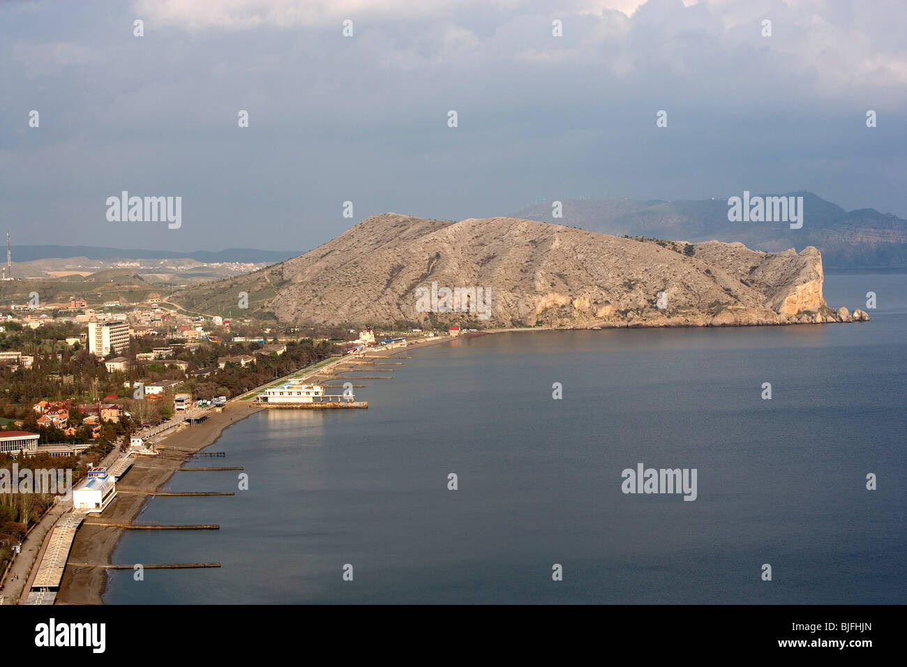 L'Ukraine, Crimée, Mer Noire,Sudak,Coast Banque D'Images