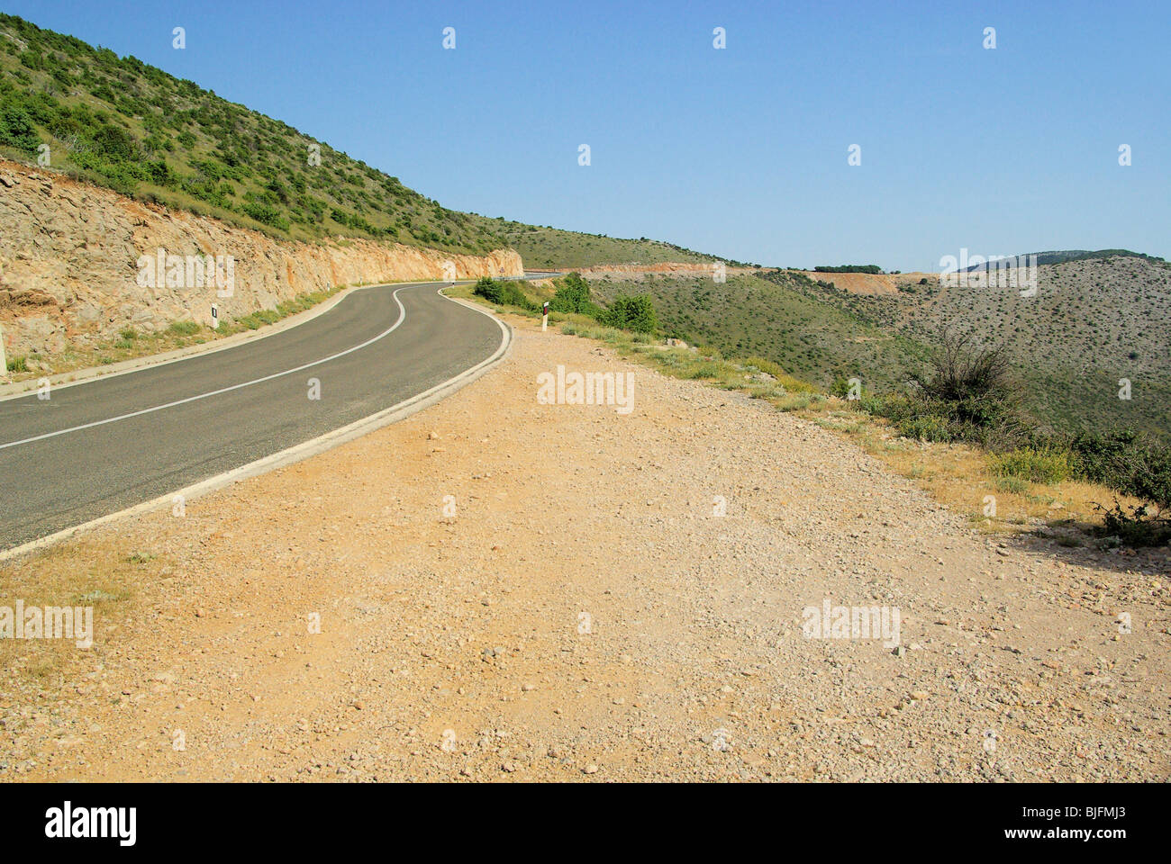Cres - Cres Küstenstraße coast road 02 Banque D'Images