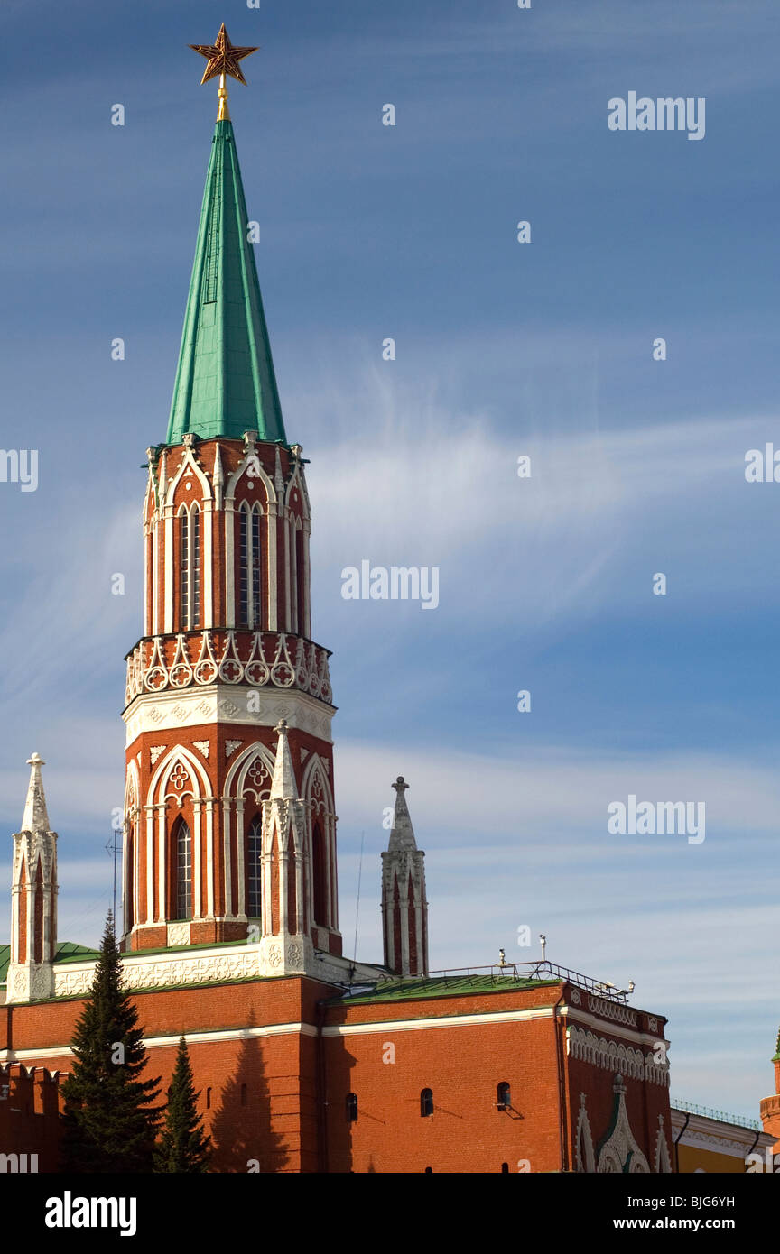 Russie Moscou - Moscow Kremlin close up Banque D'Images