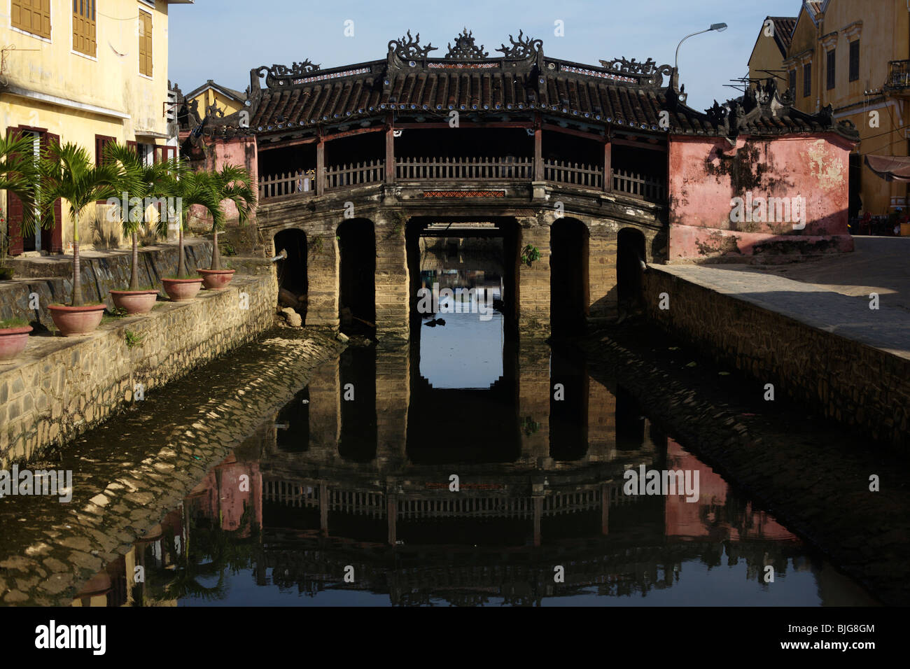 Le pont couvert japonais de Hoi An, Vietnam Banque D'Images