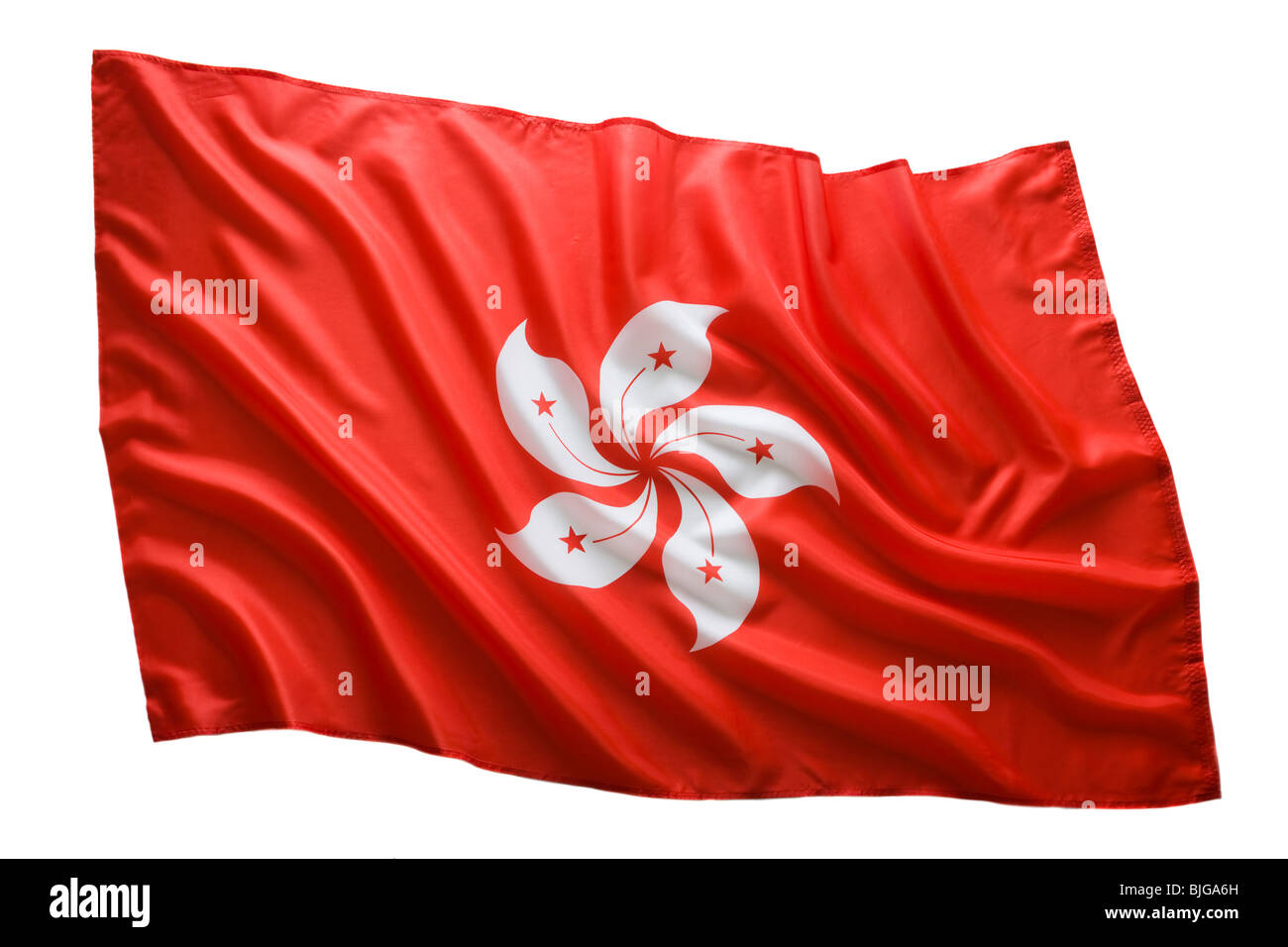 drapeau de Hong kong Banque D'Images