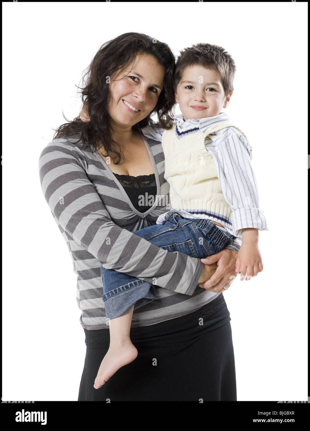 mère et fils Banque D'Images mère et fils Banque D'Images