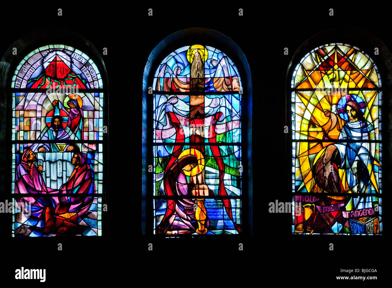 Sainte Madeleine dans la grotte de la Sainte Baume Banque D'Images