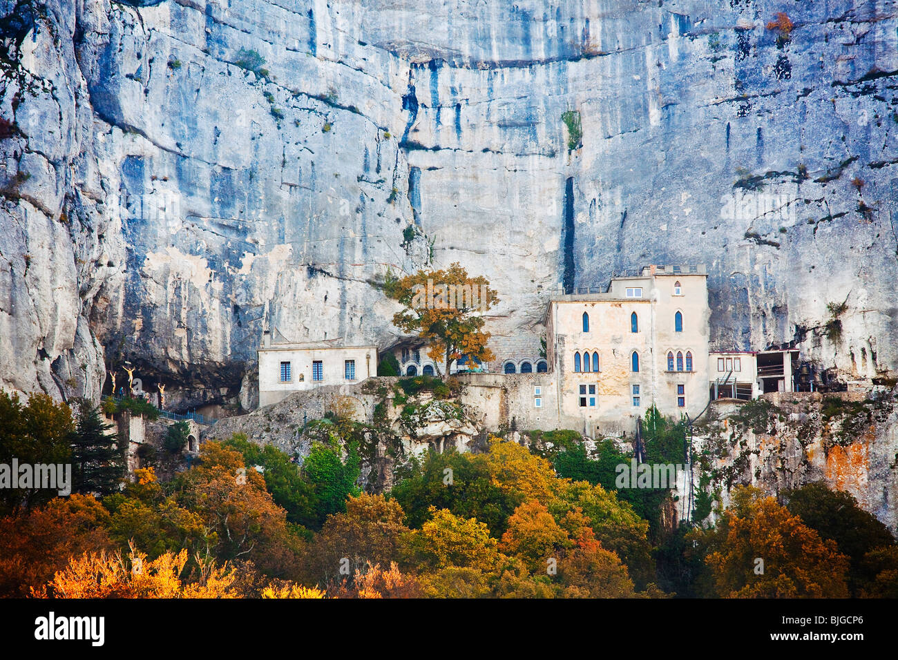 Sainte Madeleine dans la grotte de la Sainte Baume Banque D'Images