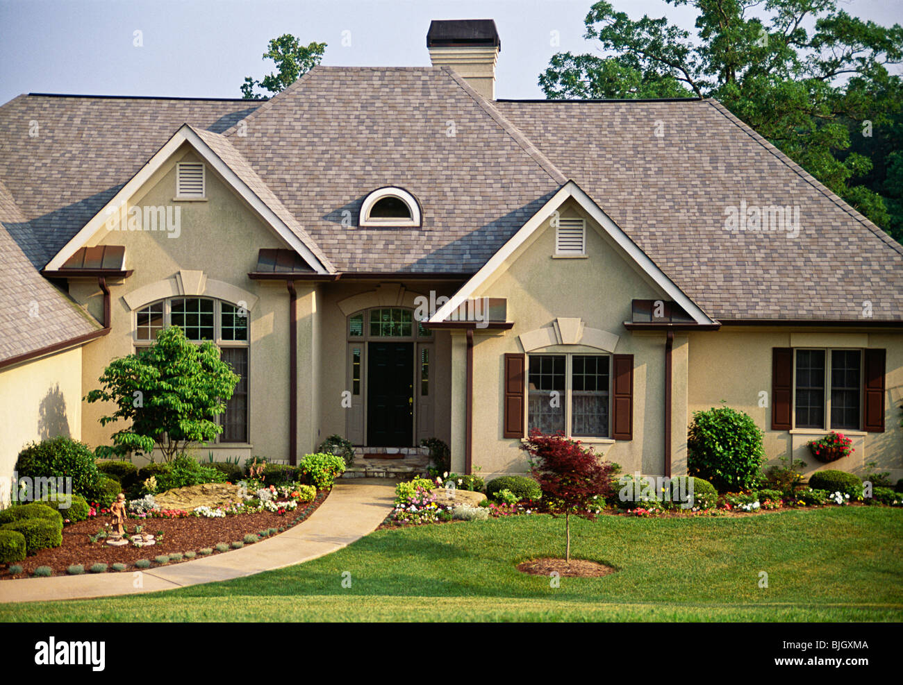 Suburban Home Banque D'Images