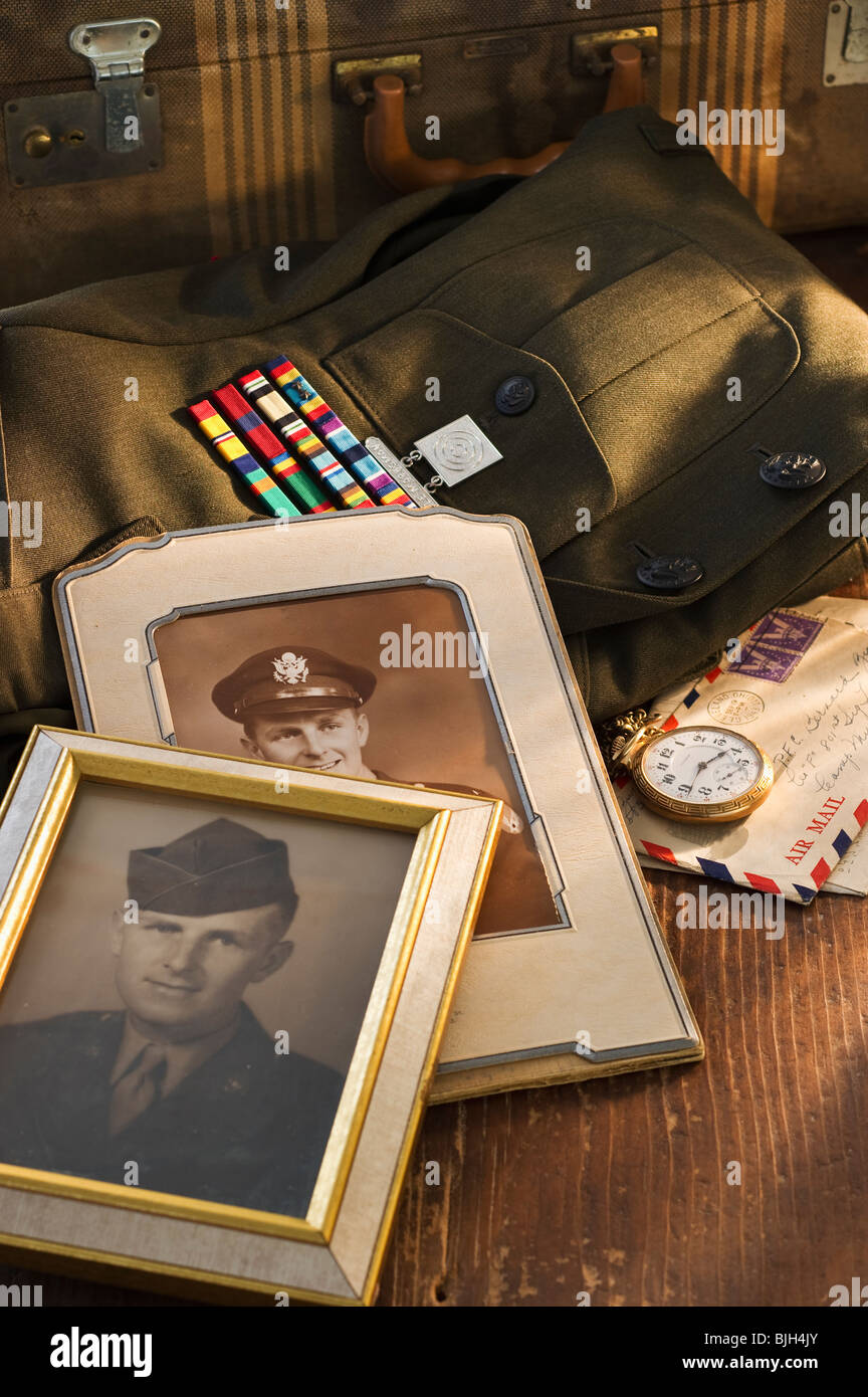 Souvenirs des forces armées Banque D'Images