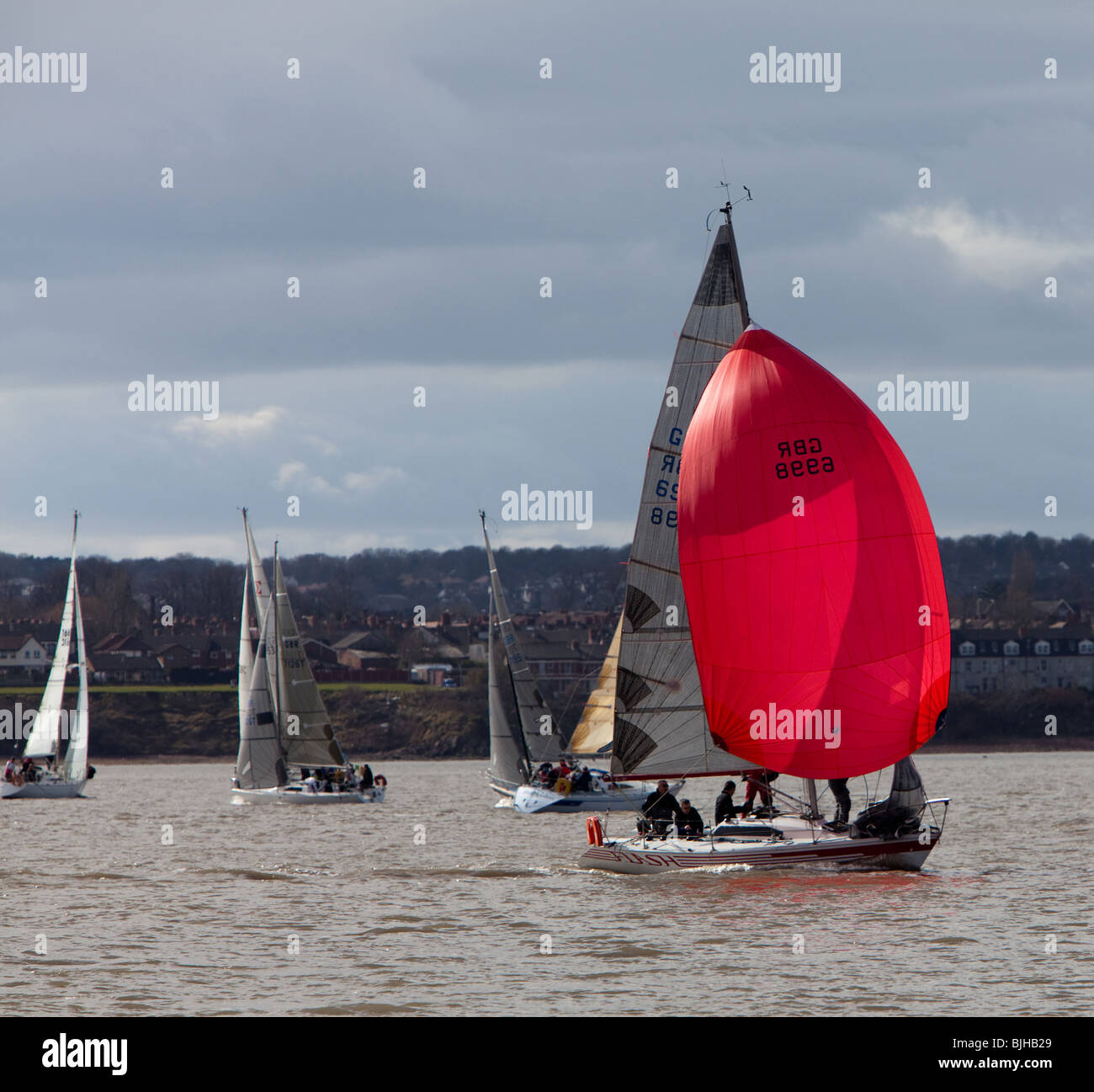 Yacht Race for Sports Relief Banque D'Images