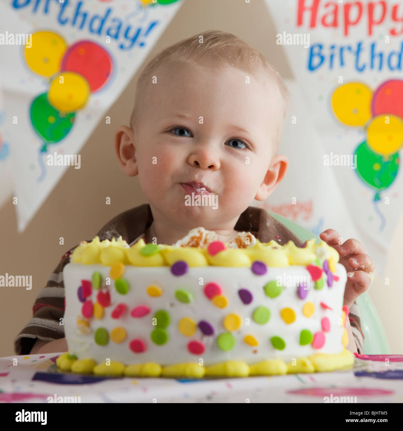 Premier anniversaire Banque D'Images